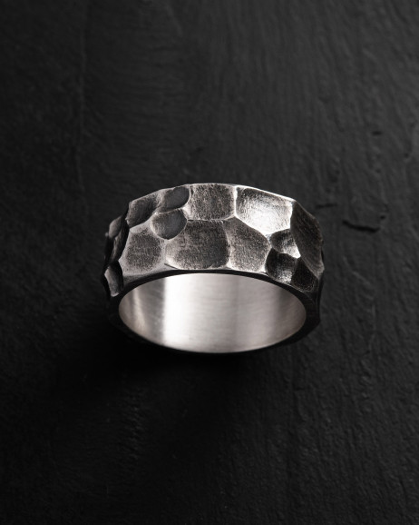 Срібний перстень CARVER