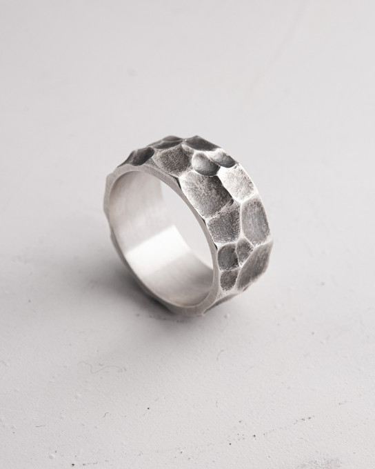 Серебряное кольцо CARVER / Кольца + 6