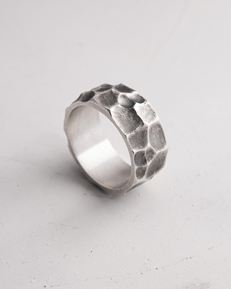 Срібний перстень CARVER 3