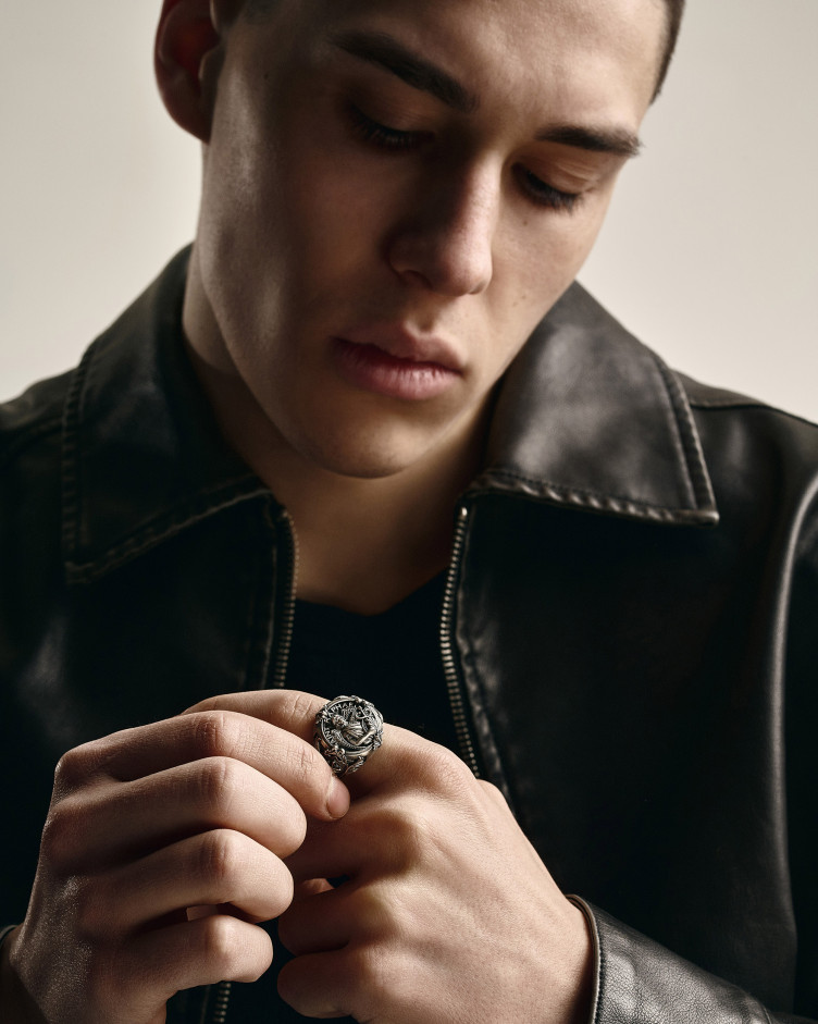 Silver ring SAINT RAPHAIL 2
