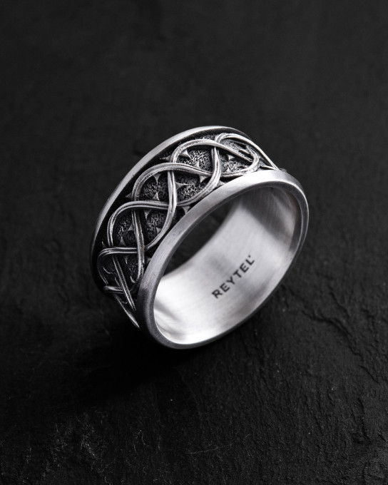Срібний перстень THORN CROWN / Персні + 4