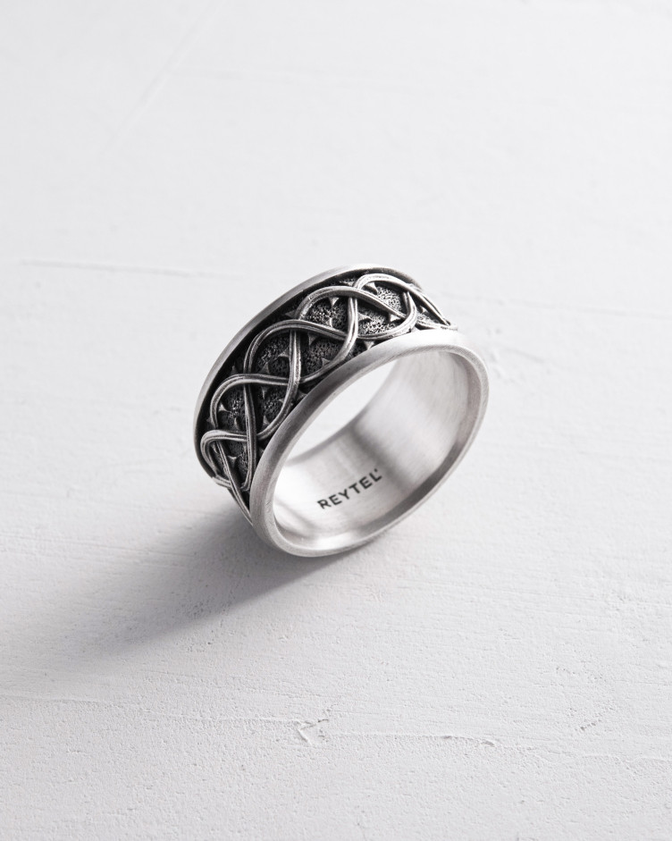 Серебряное кольцо THORN CROWN 4
