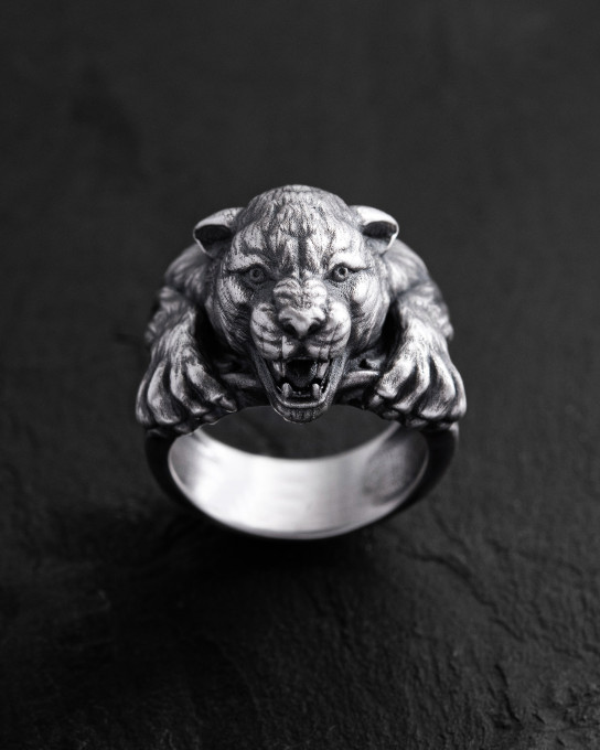 Серебряное кольцо PANTHER / Кольца