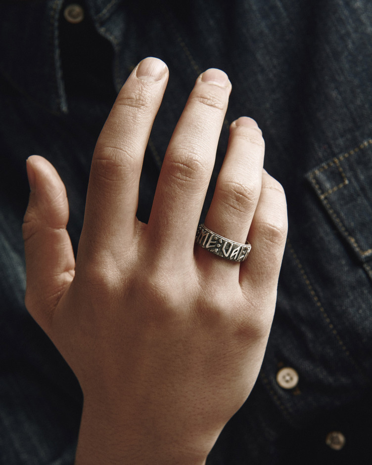Серебряное кольцо VALHALL AWAITS ME 3