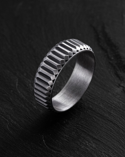 Серебряное кольцо VERTEX / Кольца + 3