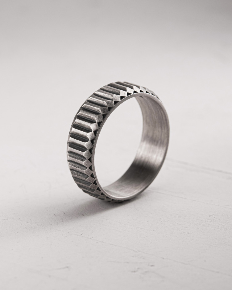 Серебряное кольцо VERTEX 3