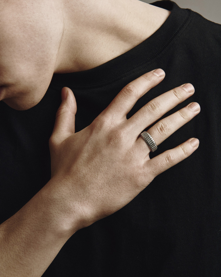 Срібний перстень VERTEX 3