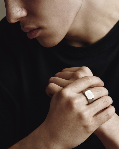 Срібний перстень STEMPEL  2