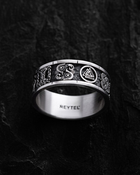 Silver ring NORDIC LEGACY