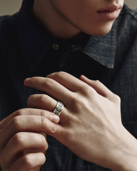 Серебряное кольцо NORDIC LEGACY 2