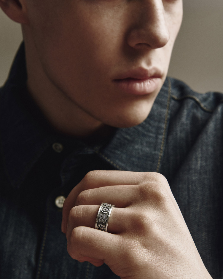 Срібний перстень NORDIC LEGACY 4
