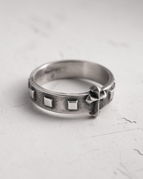 Silver ring ROSARIUM 3 Reytel Silver ring ROSARIUM 3