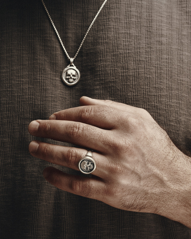 Silver ring AETERNUM 2