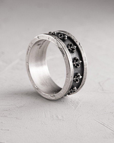 Срібний перстень FLEUR DE LIS 5