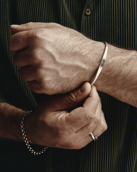 Срібний перстень VALG 6