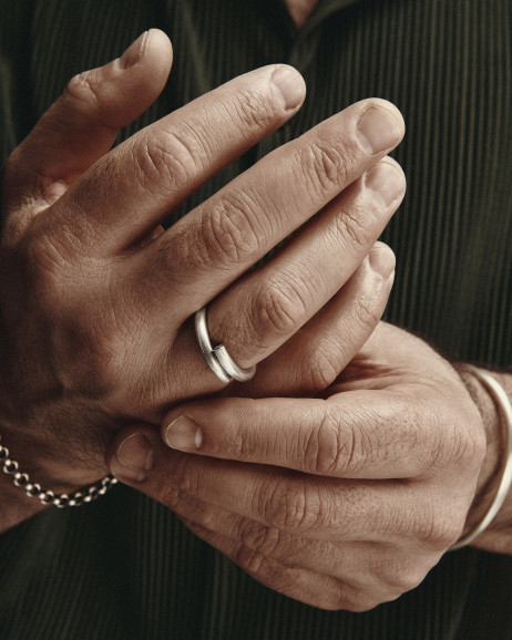 Срібний перстень VALG 2