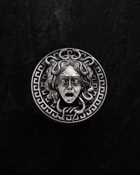 Серебряный перстень GORGON MEDUSA