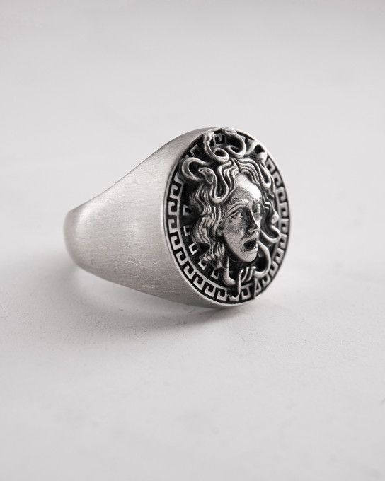 Серебряный перстень GORGON MEDUSA / Кольца + 5