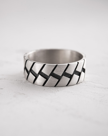 Срібний перстень ROUTE 4