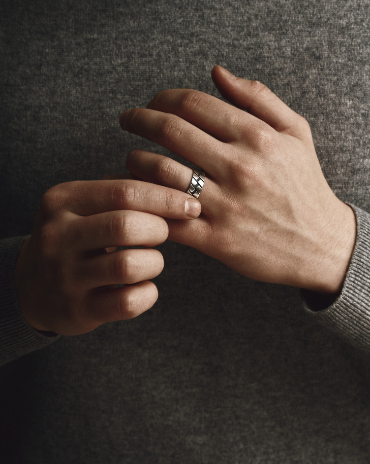 Срібний перстень ROUTE 2