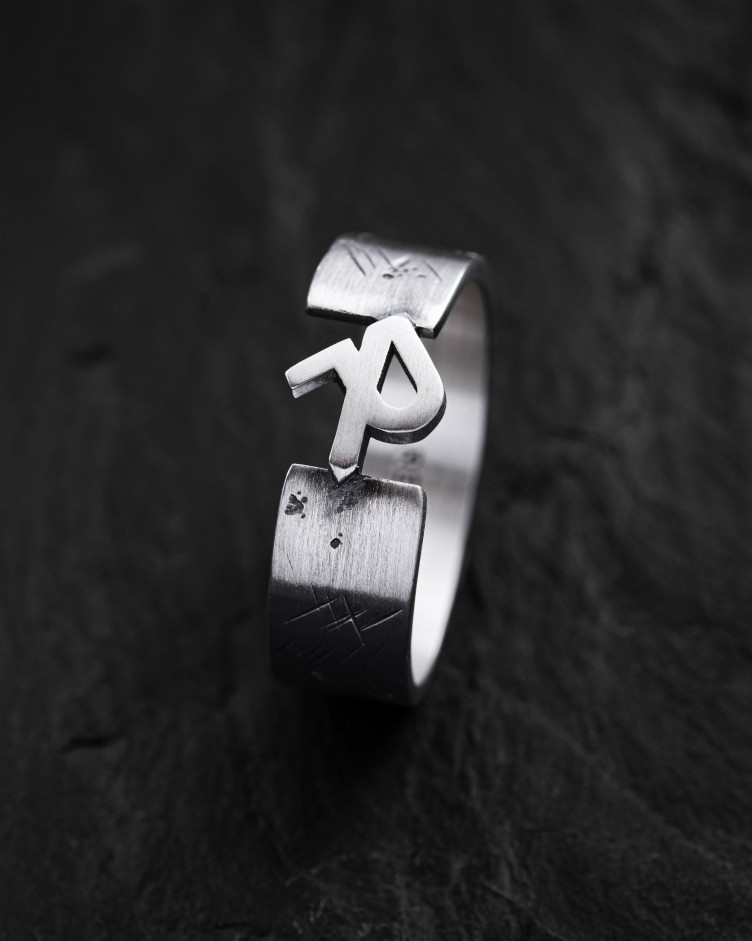 Серебряное кольцо REYTEL 2