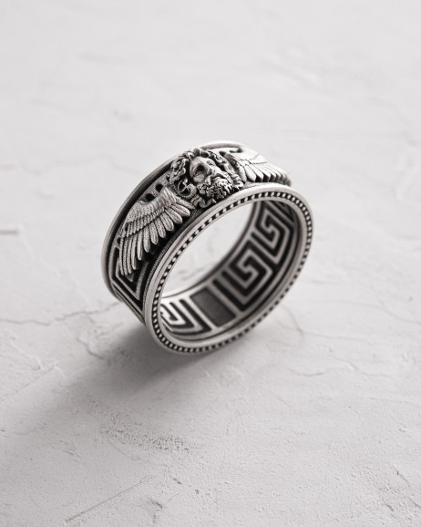 Серебряное кольцо ZEUS - GREEK GOD 3