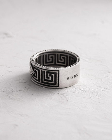 Серебряное кольцо ZEUS - GREEK GOD 4