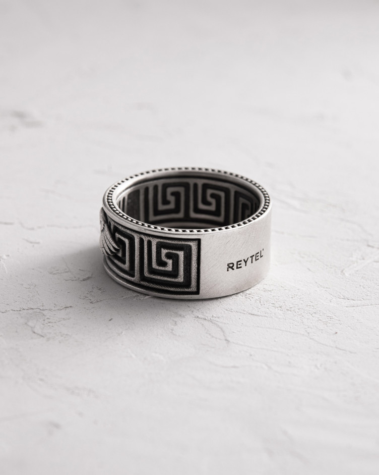 Серебряное кольцо ZEUS - GREEK GOD 4