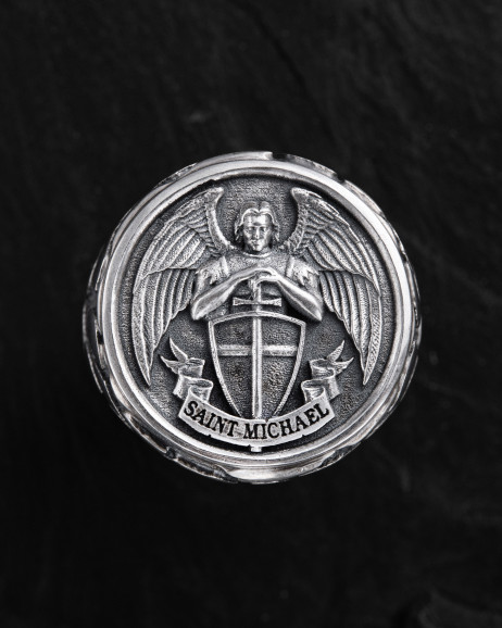 Срібний перстень SAINT MICHAEL 3
