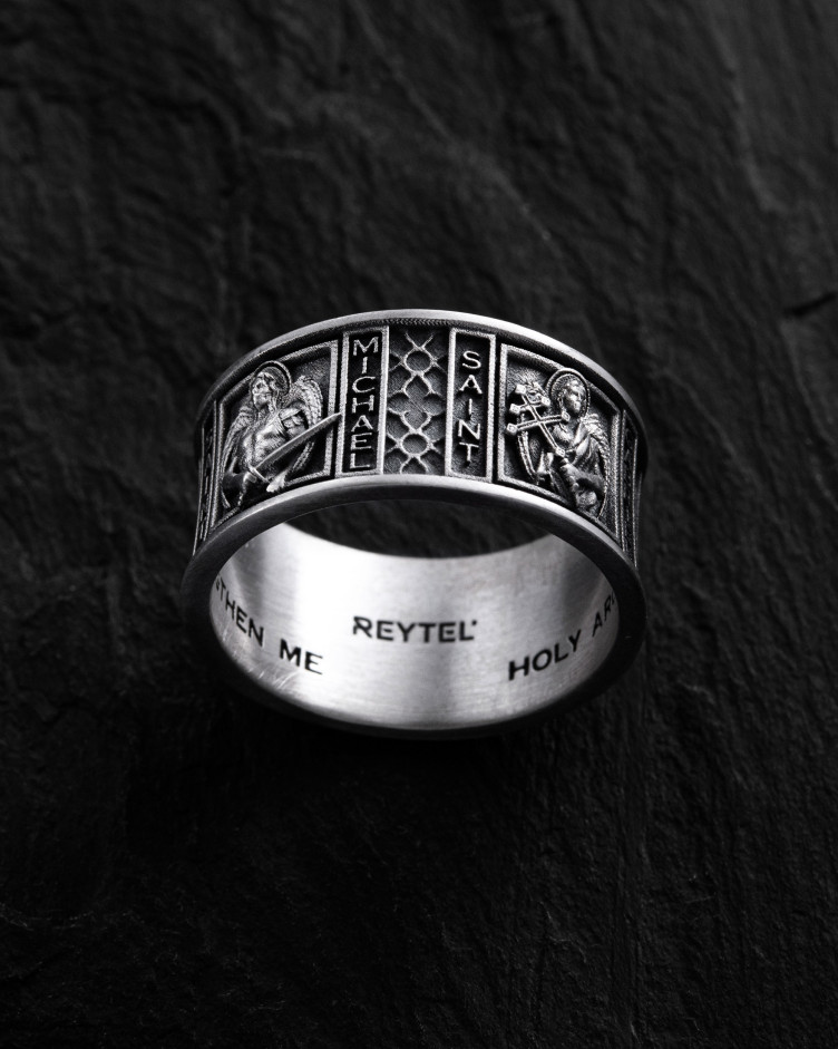 Срібний перстень ARCHANGELS PROTECTION