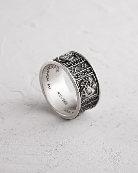 Silver ring ARCHANGELS PROTECTION  9