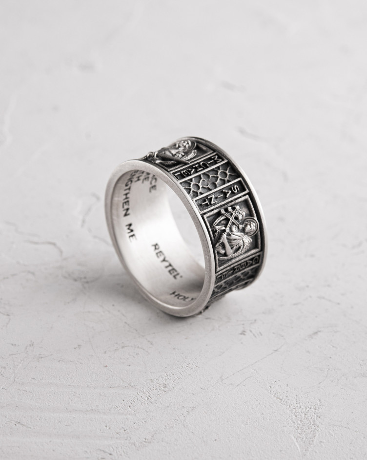 Срібний перстень ARCHANGELS PROTECTION 9