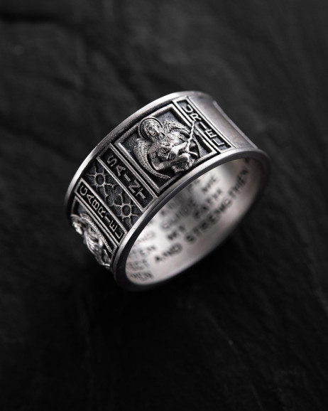 Silver ring ARCHANGELS PROTECTION  5
