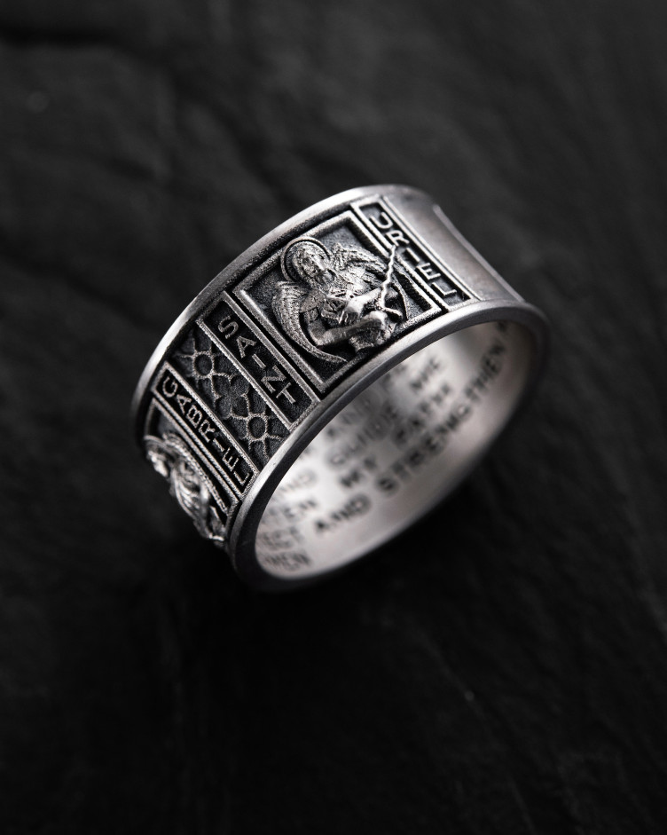 Срібний перстень ARCHANGELS PROTECTION 5