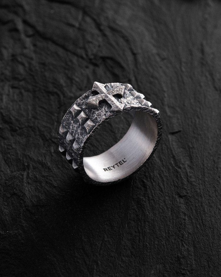 Silver ring ROSARIUM 2