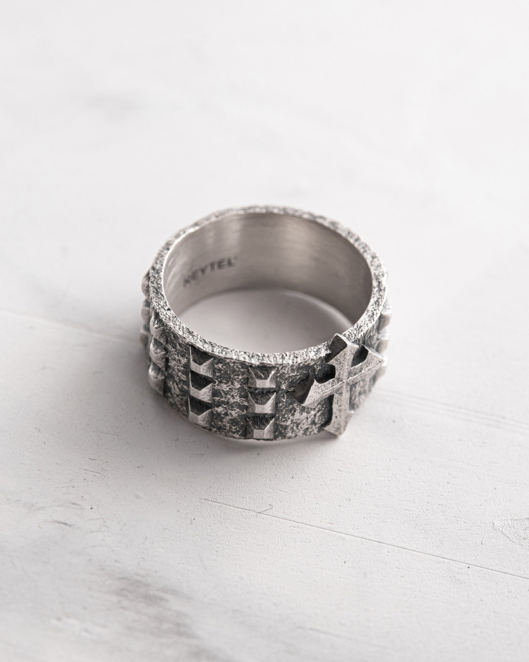 Silver ring ROSARIUM 3