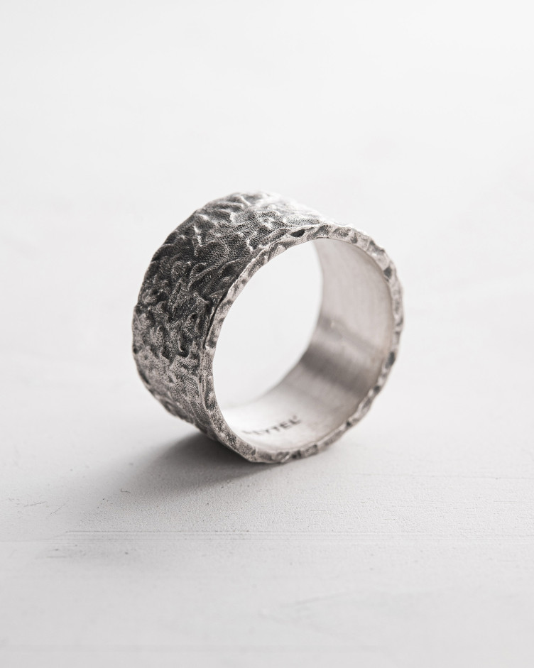 Silver ring RELIEF 3