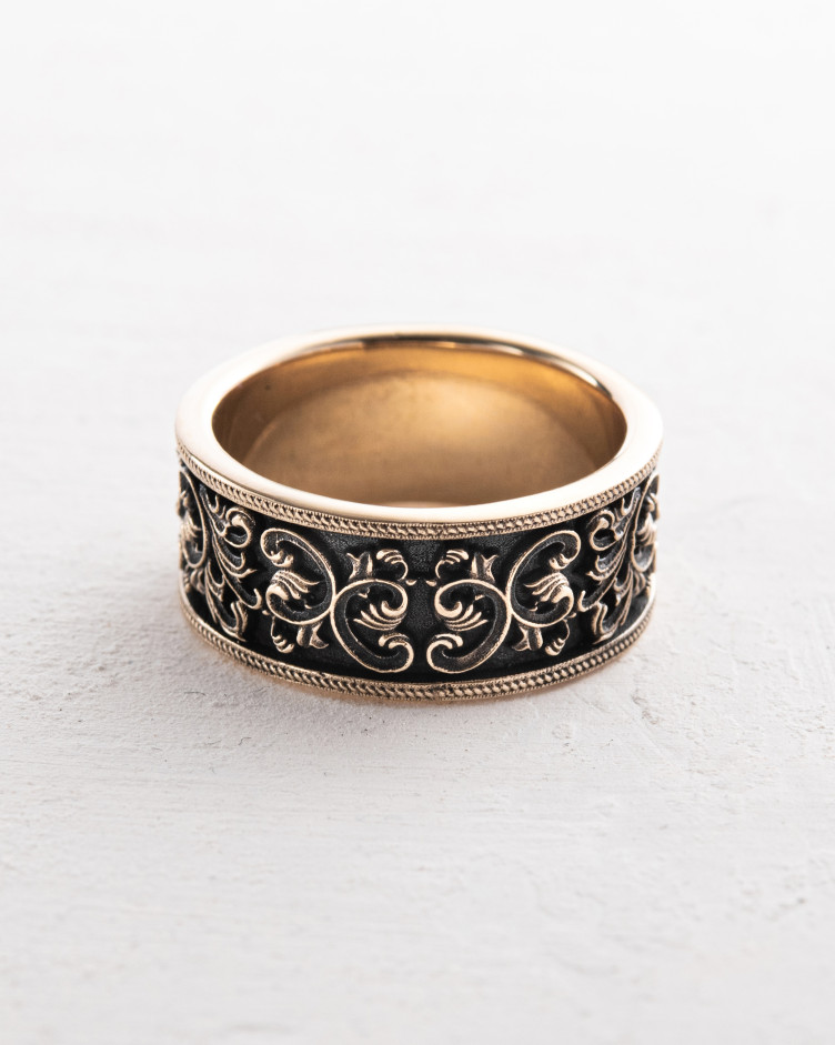 Ring ARCHANGEL MICHAEL (14k yellow gold) 2