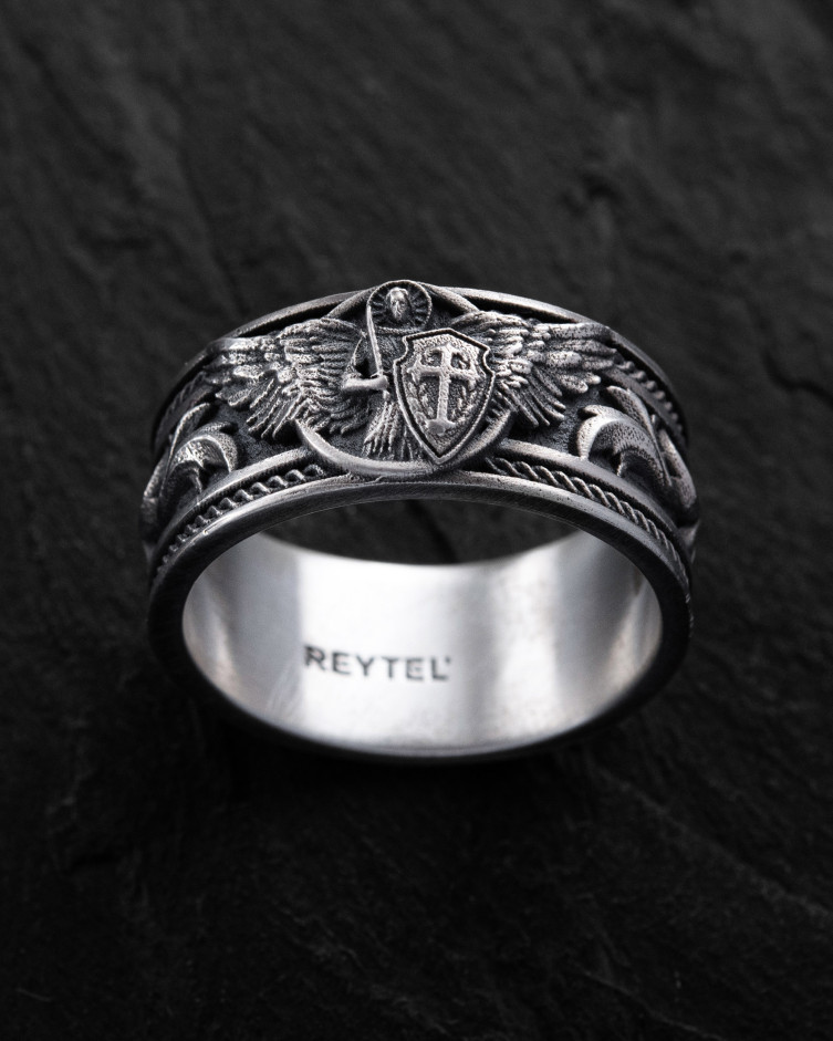 Silver ring SAINT MICHAEL 2