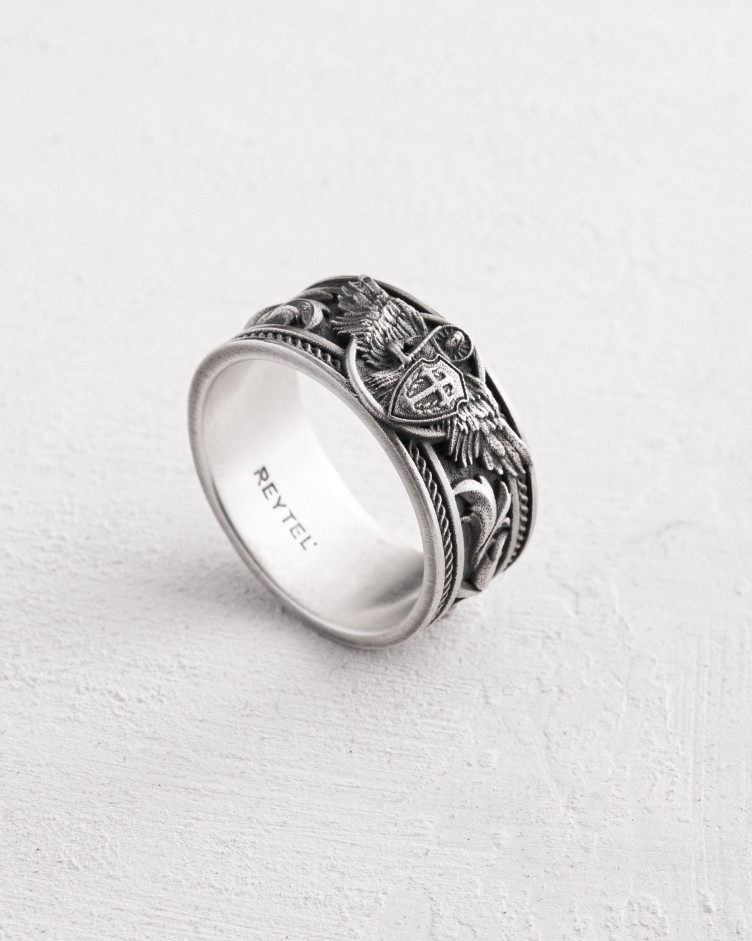 Silver ring SAINT MICHAEL 3