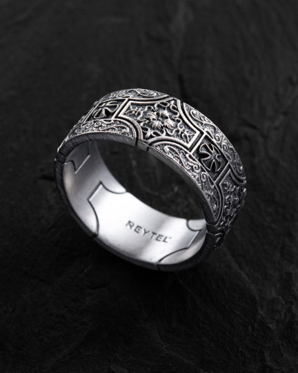 Серебряное кольцо MALTESE TEMPLAR CROSS / Кольца + 4
