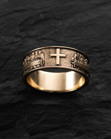 Ring DA VINCI’S LEGACY (14k yellow gold) 3