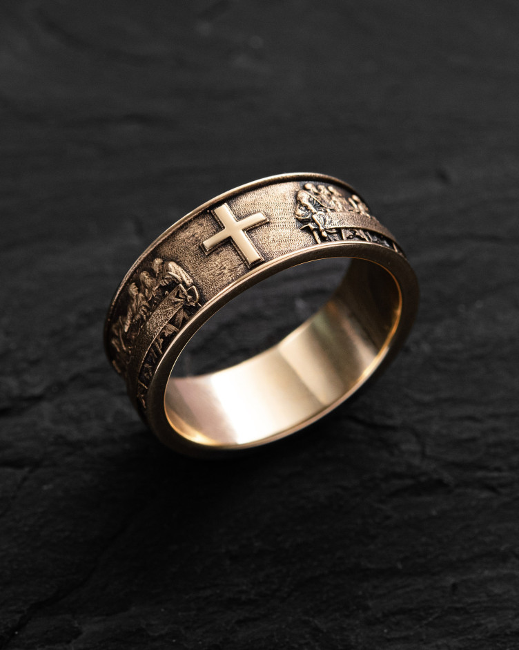 Ring DA VINCI’S LEGACY (14k yellow gold) 5