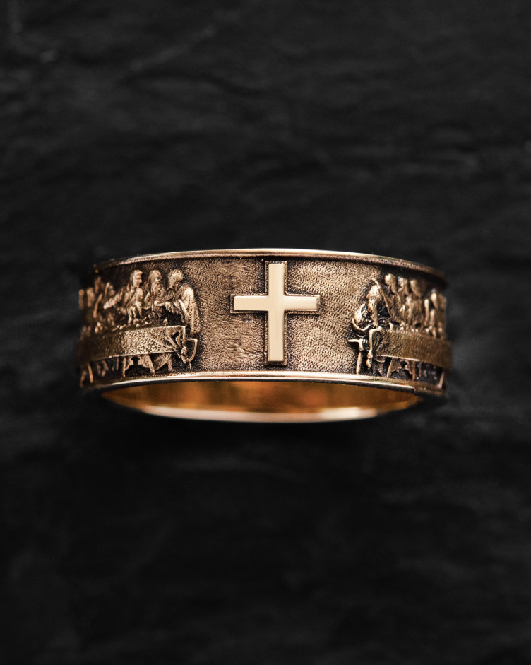 Ring DA VINCI’S LEGACY (14k yellow gold) 6