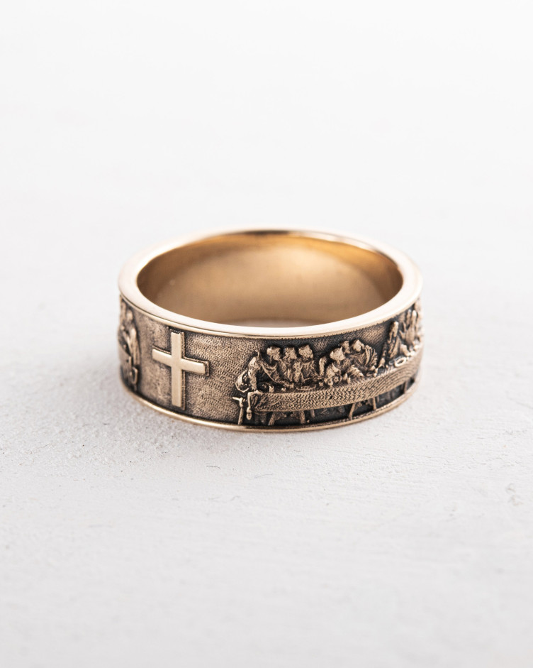 Ring DA VINCI’S LEGACY (14k yellow gold) 2
