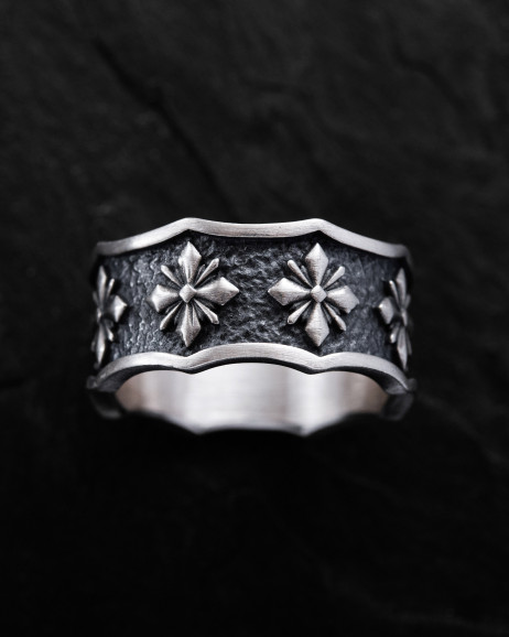 Silver ring CUSTOS 2