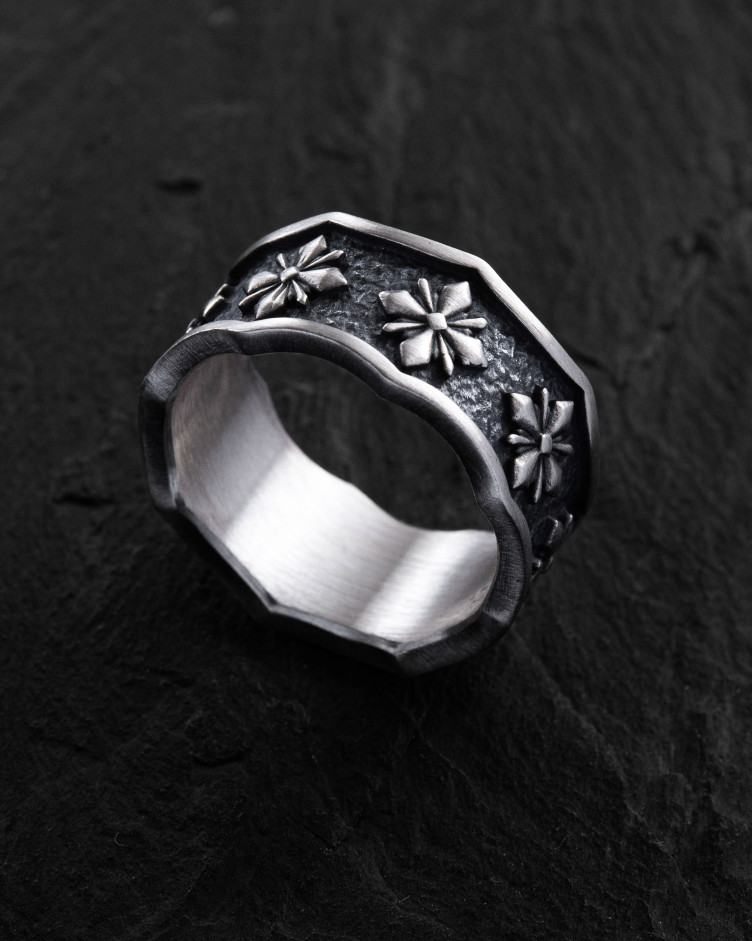 Silver ring CUSTOS 3