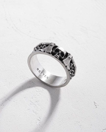 Серебряное кольцо VIKING WARRIOR / Кольца + 4