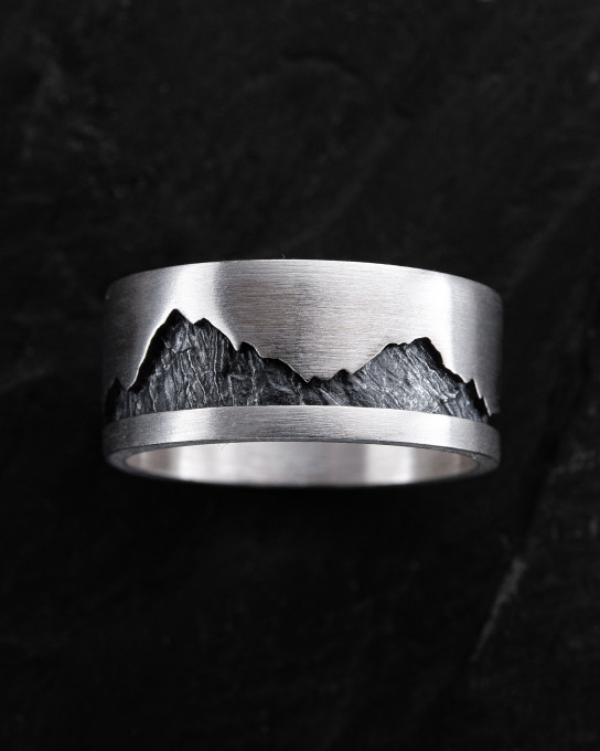 Срібний перстень MOUNTAINS / Персні