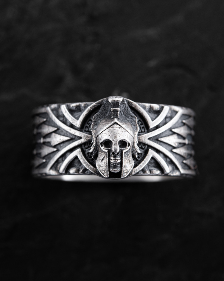 Срібний перстень RUSTING 2